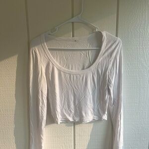 White Long Sleeve Women's Top